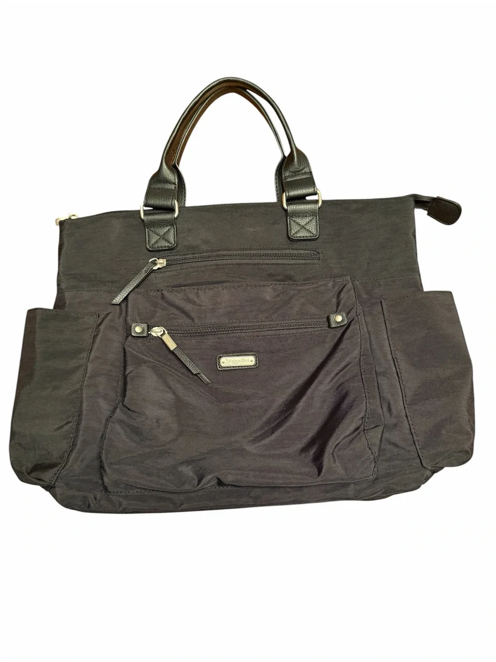 Baggallini 3 in 1 Convertible Crossbody Tote Backpack - Black
